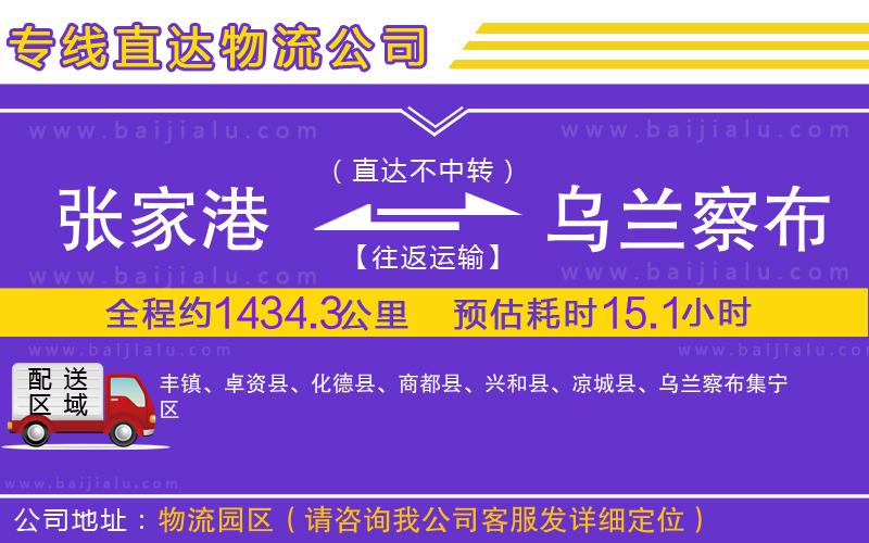 張家港到烏蘭察布物流公司