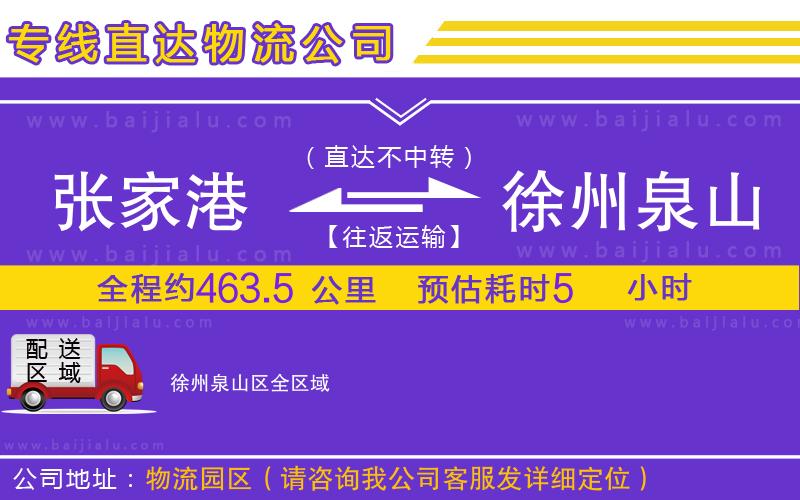 張家港到徐州泉山區(qū)物流公司