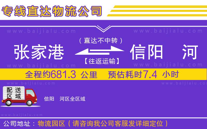 張家港到信陽(yáng)浉河區(qū)物流公司