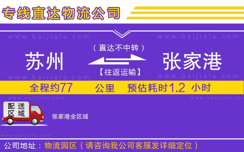蘇州到張家港貨運(yùn)公司