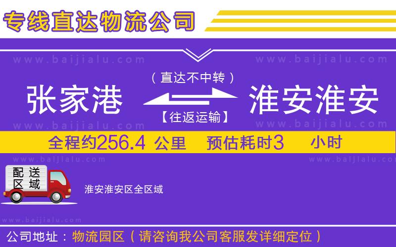 張家港到淮安淮安區(qū)物流專線