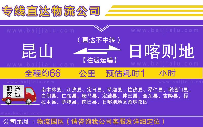 昆山到日喀則地區(qū)物流公司