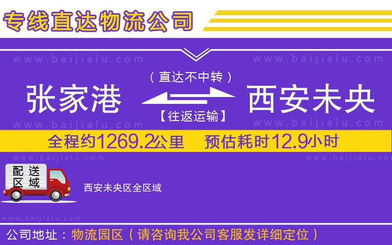 張家港到西安未央?yún)^(qū)物流公司