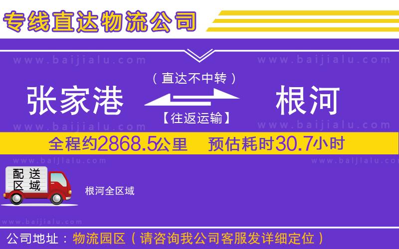 張家港到根河物流專線
